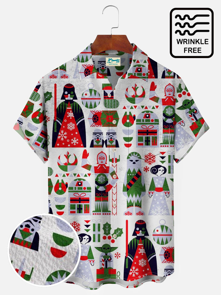 Alohadaddy Beach Vacation Retro Cartoon Floral White Men&