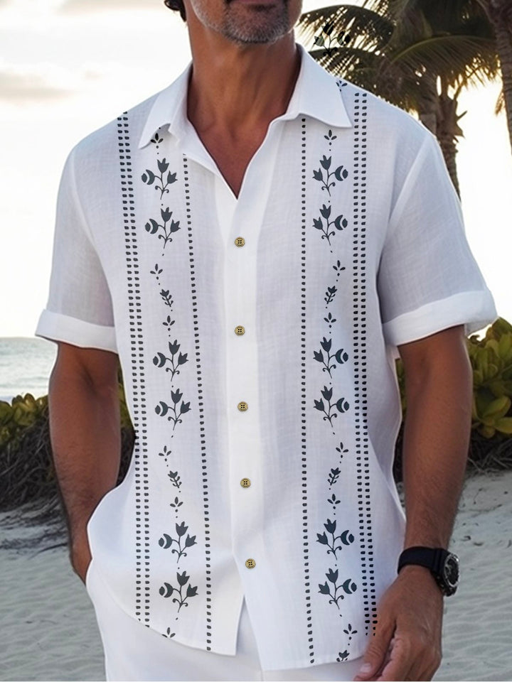 Alohadaddy Beach Holiday Guayabera Men&