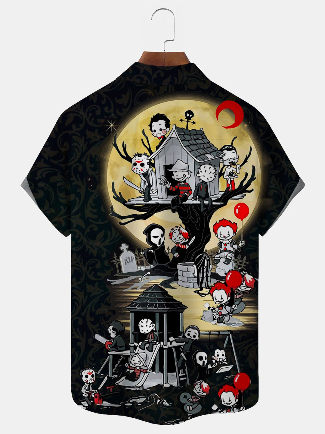 Alohadaddy Halloween Scary Cartoon Men&