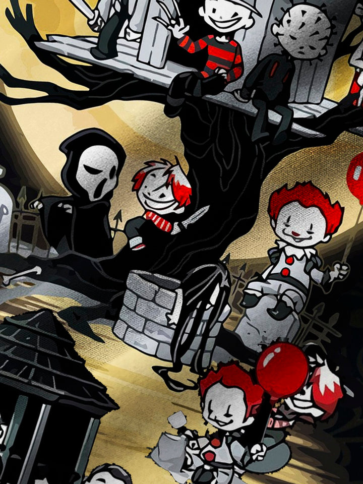 Alohadaddy Halloween Scary Cartoon Men&