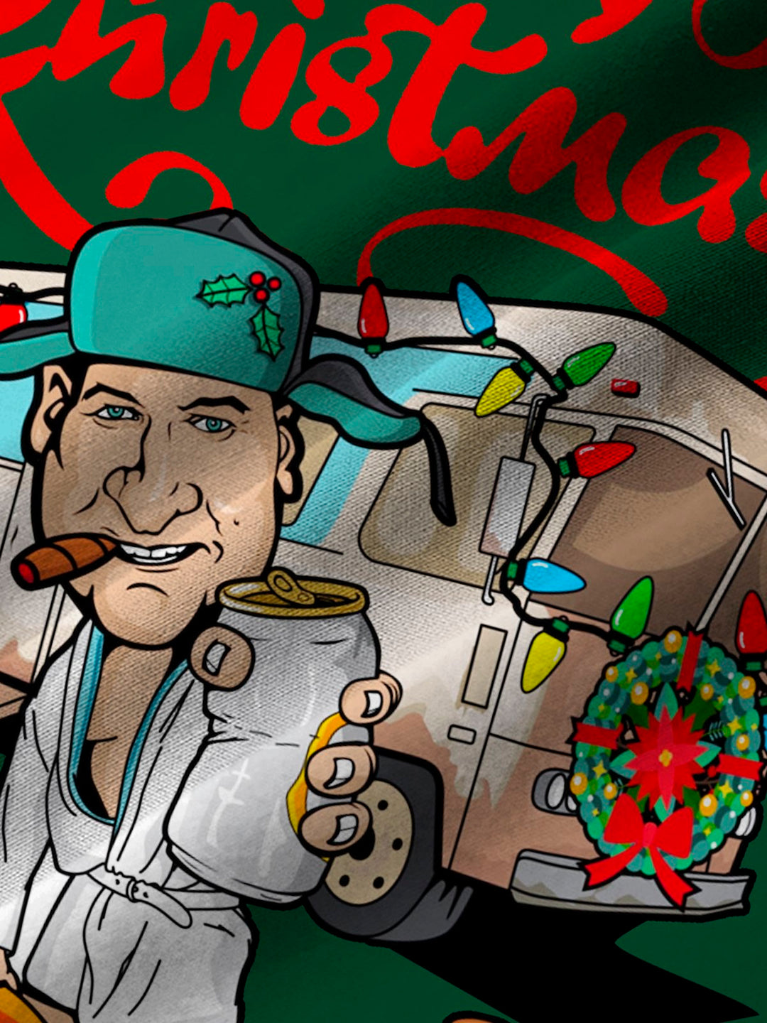 Alohadaddy Christmas Holiday Vintage Movie Men&