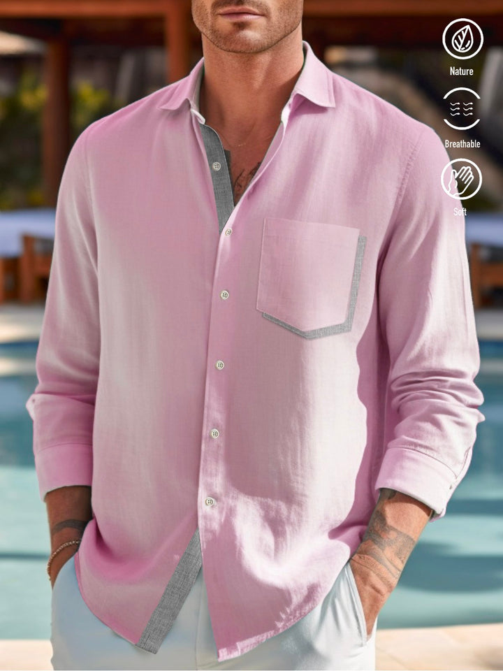 Alohadaddy Holiday Casual Solid Color Jacquard Men&