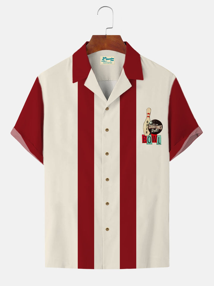 Alohadaddy Vintage 50s Bowling Classic Las Vegas Casino Print Group Wear Men&