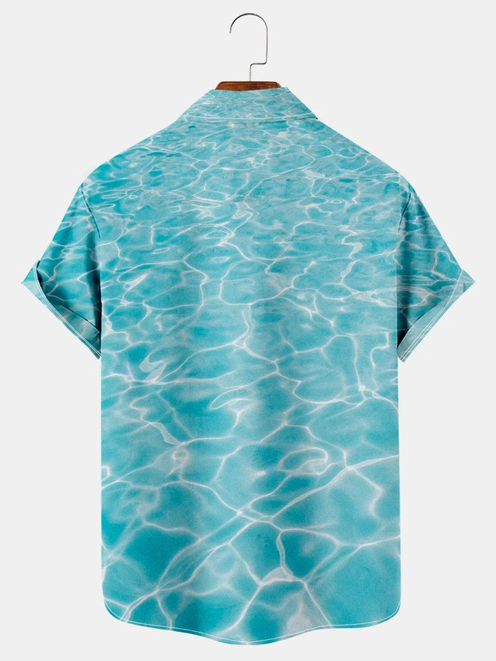 Alohadaddy Seawater Skull Print Beach Men&