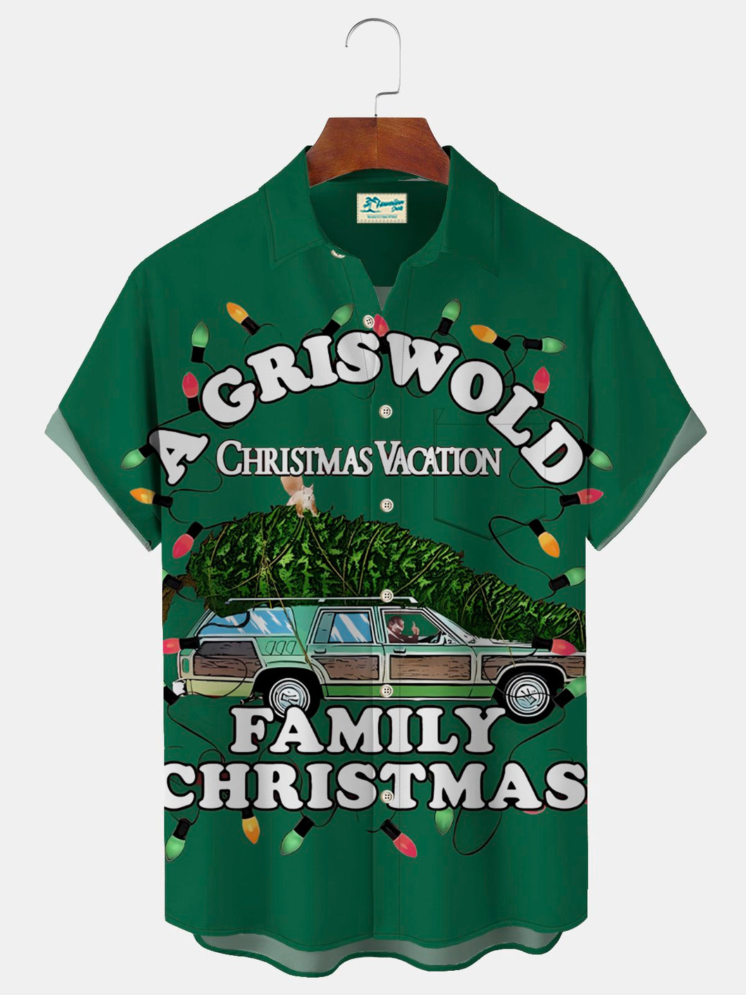 Alohadaddy Vintage Christmas Holiday Red Men&