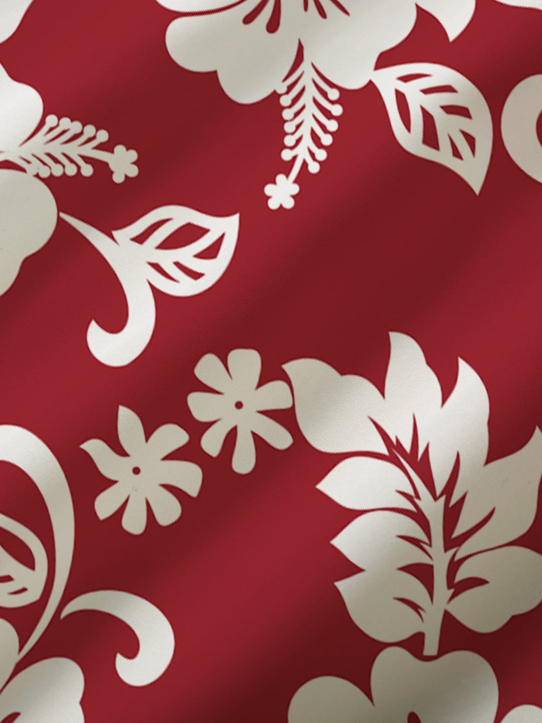 Camisa de campamento de secado rápido con bolsillo y diseño de plumeria hawaiana para hombre de Alohadaddy Holiday Beach, color rojo, talla grande