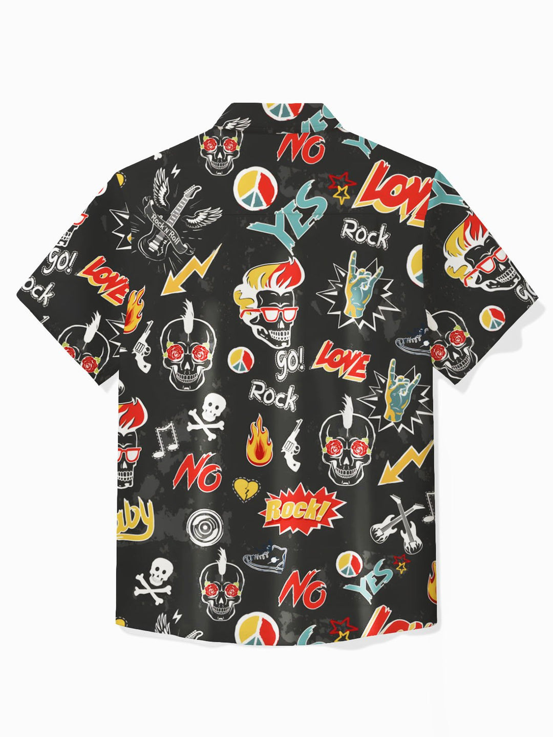 Alohadaddy Vintage Rock Music Dark Gray Men&
