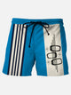 Alohadaddy Medieval Geometry Men's Hawaiian Beach Shorts Stretch Quick Dry Plus Size Shorts