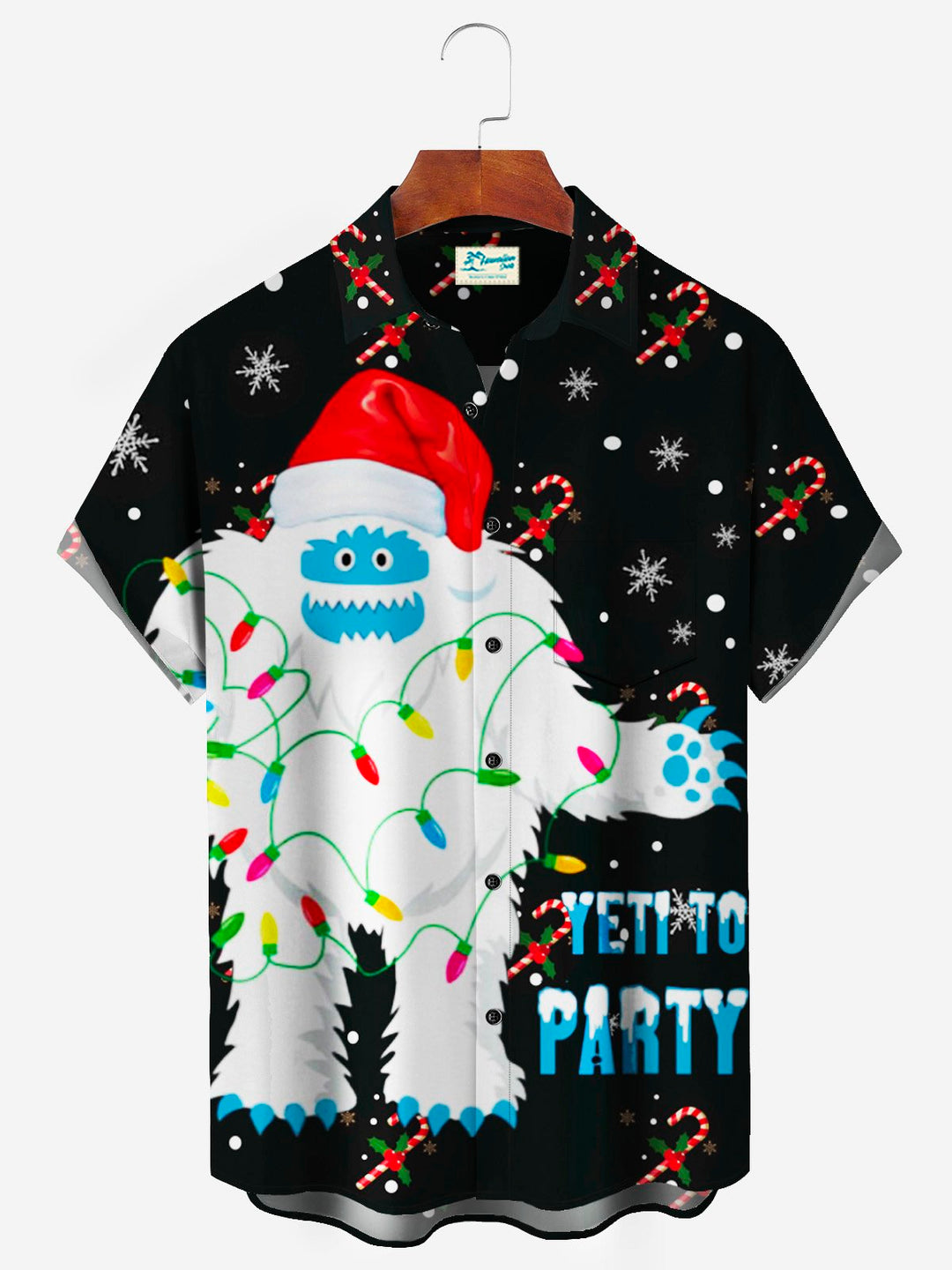 Alohadaddy Mystery Yeti Christmas Black Men&