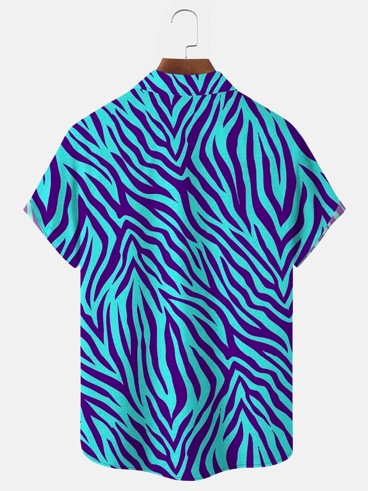 Alohadaddy 50’s Retro Animal Texture Blue Men&