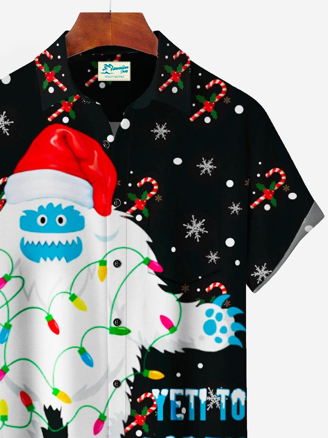 Alohadaddy Mystery Yeti Christmas Black Men&