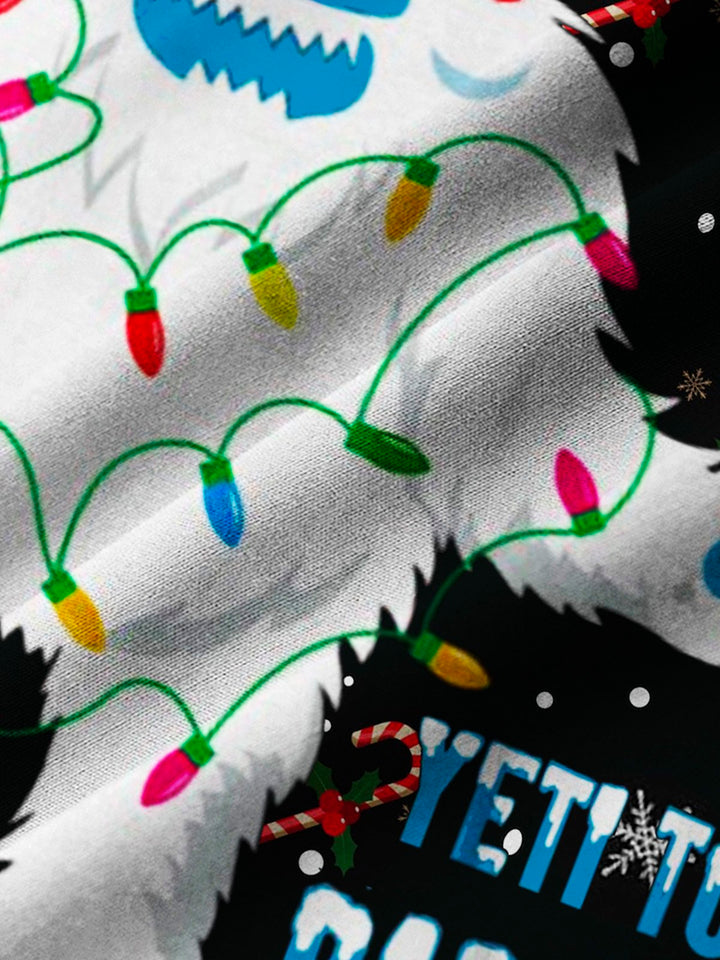 Alohadaddy Mystery Yeti Christmas Black Men&
