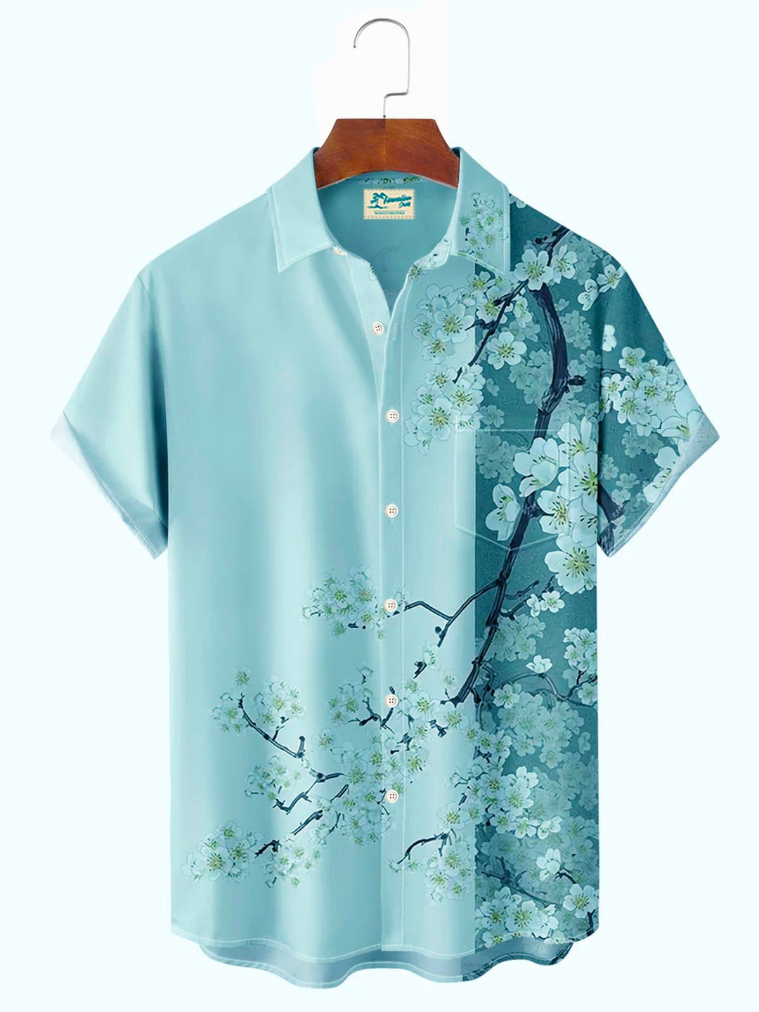 Alohadaddy Hawaiian Floral Plum Blossom Cherry Blossom Men&