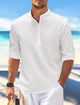 Alohadaddy Hawaiian Seersucker Cardigan Men's Button Down Long Sleeve Plus Size Shirt