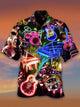 Men's Where Words Fail Music Speaks colorful hawaiian shirt