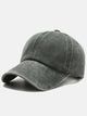 Washed Denim Simple Solid Color Sports Baseball Cap