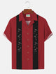 Alohadaddy Vintage Cocktail 60S Retro Men's Bowling Big & Tall Aloha Shirt