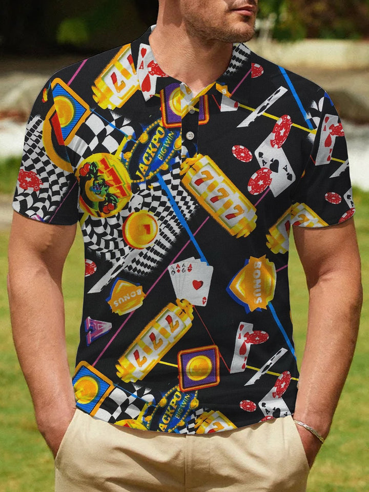 Alohadaddy Vintage The Las Vegas Poker Gambling Jackpot Men&