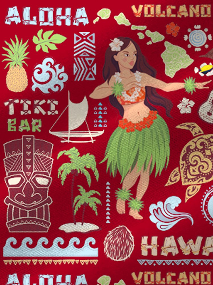 Chemise hawaïenne Alohadaddy TIKI Hula à imprimé ethnique pour homme, grande taille, pour les vacances