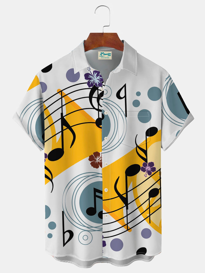 Alohadaddy Music Note Print Men&