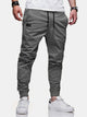 Alohadaddy Basic Casual Stretch Men's Cargo Pants Leggings Pants