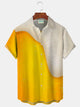 Alohadaddy Beer Print Beach Men's Hawaiian Oversized Short Sleeve Shirt with Pockets