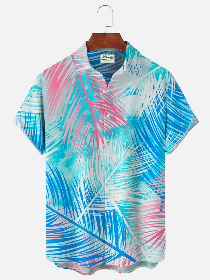 Alohadaddy Hawaiian Gradient Leaf Men&