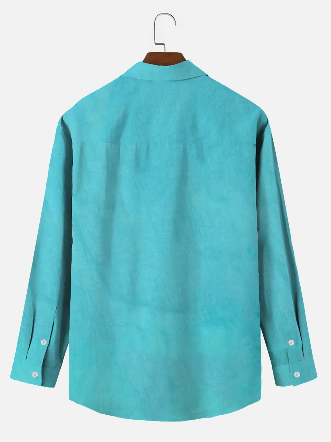 Camisa con bolsillos abotonados para hombre con estampado de cuadros Alohadaddy