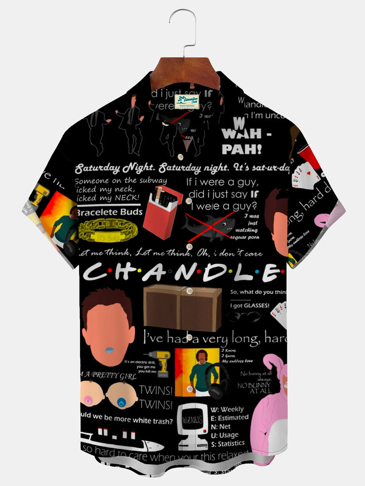 Alohadaddy Vintage Friends Print Men&