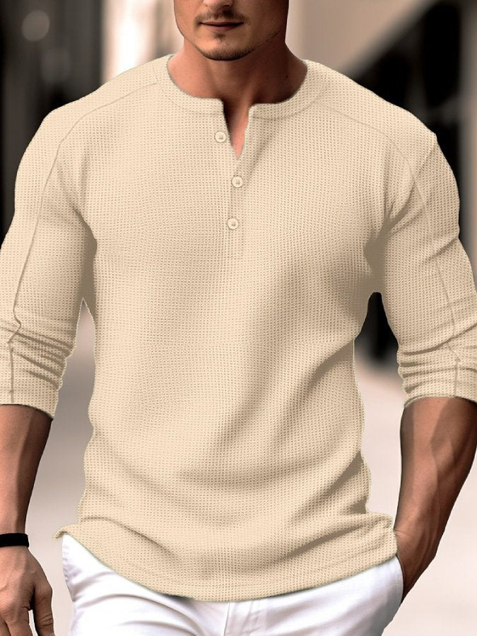 Casual Stand Collar Plain Shirts &amp; Tops