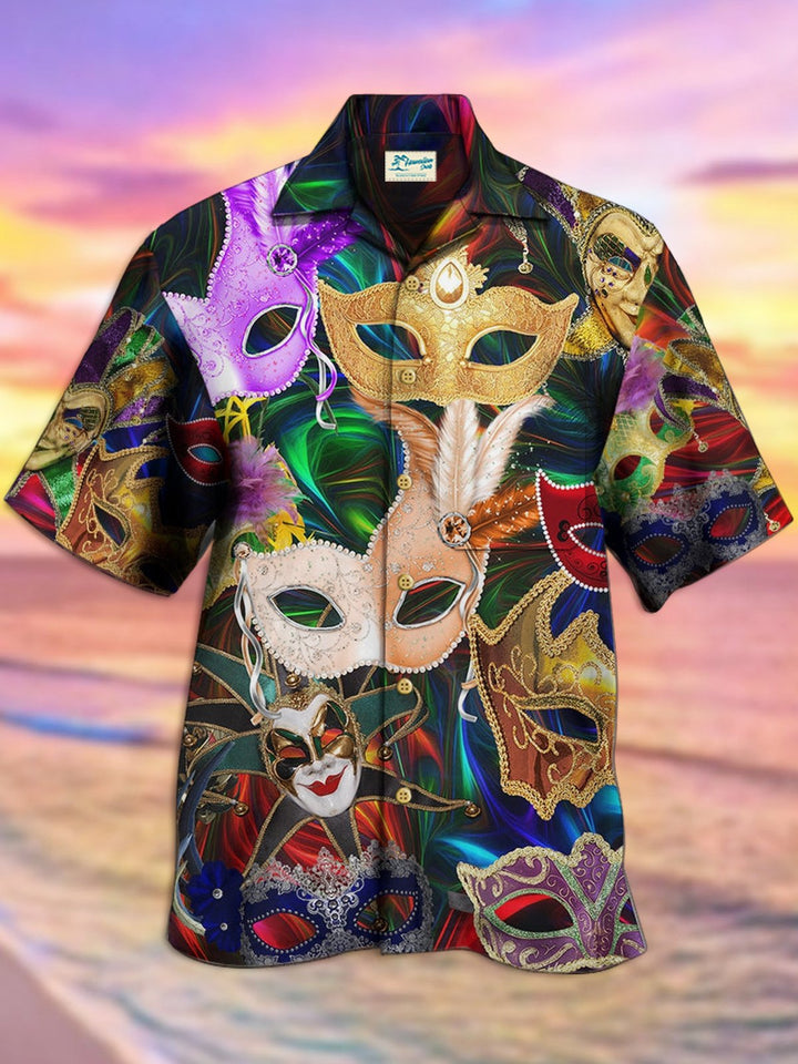 Alohadaddy Mardi Gras Holiday Purple Men&