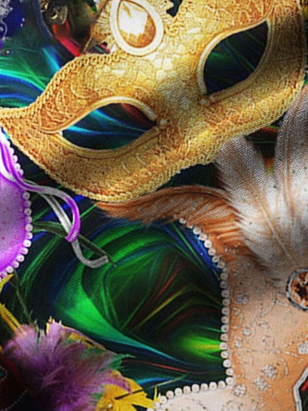 Alohadaddy Mardi Gras Holiday Purple Men&