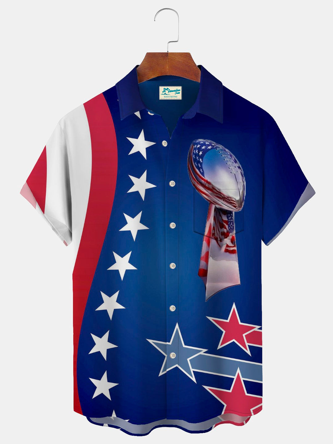 Alohadaddy Football Blue Men&