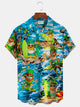 Alohadaddy St. Patrick's Day Printed Men's Button-Pocket Shirt