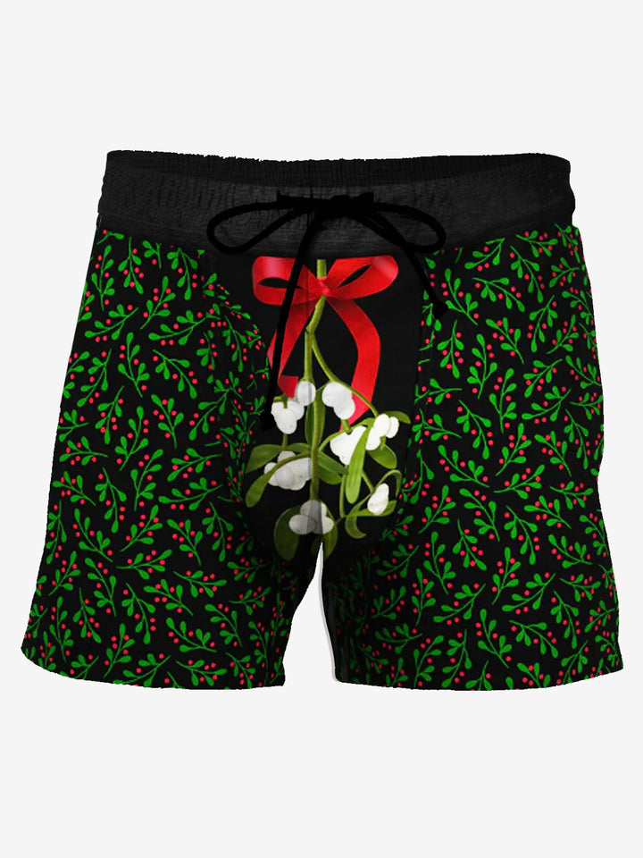 Alohadaddy Mistletoe Ball Fun Pouch Underwear Shorts