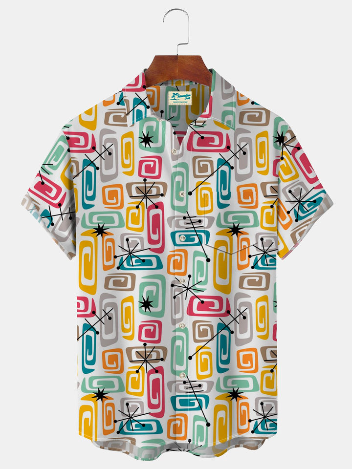 Alohadaddy Vintage Mid-Century Geometric Men&