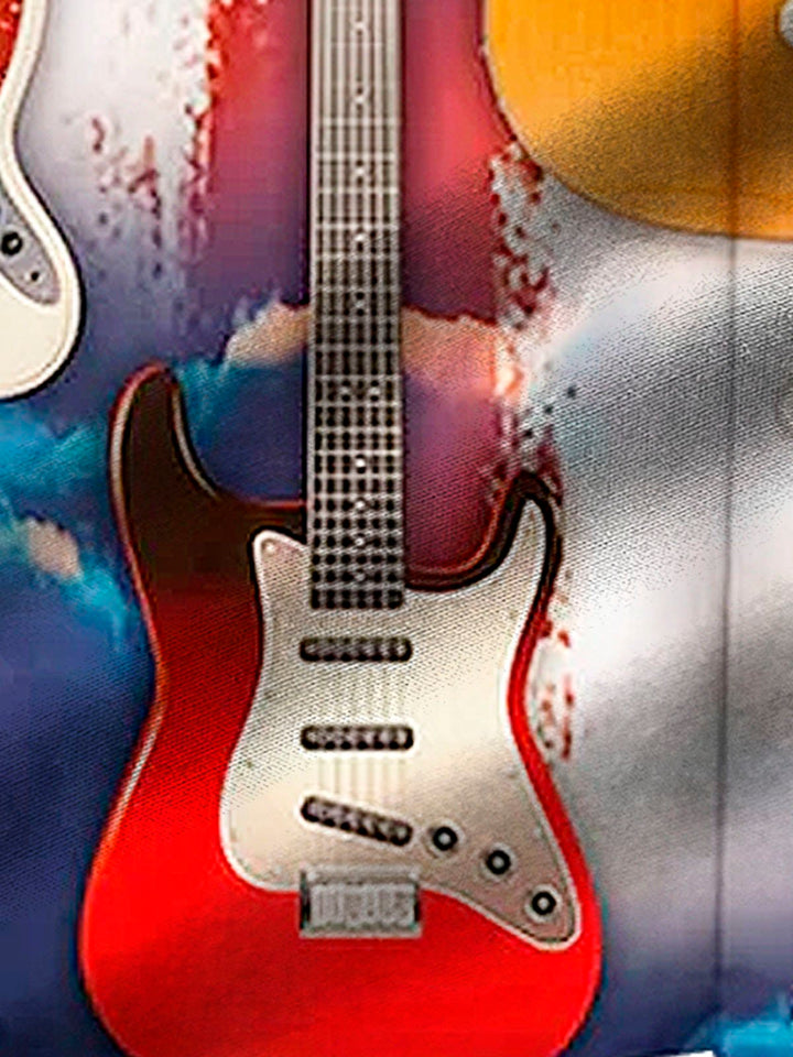Alohadaddy American Flag Guitar Men&