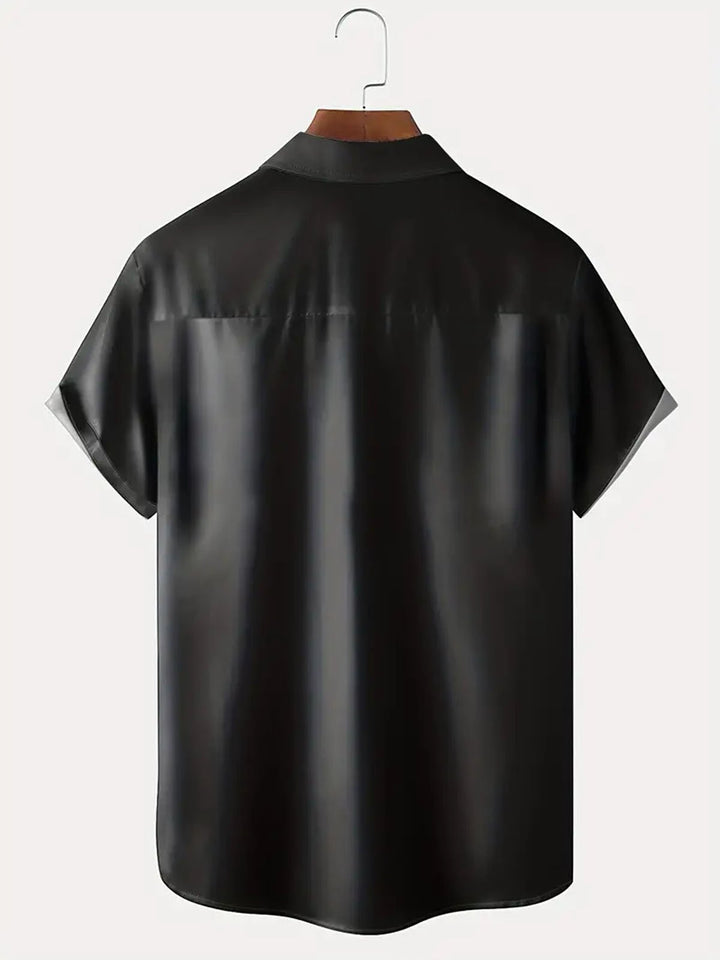 Alohadaddy Vintage Bowling Geometric Print Men&