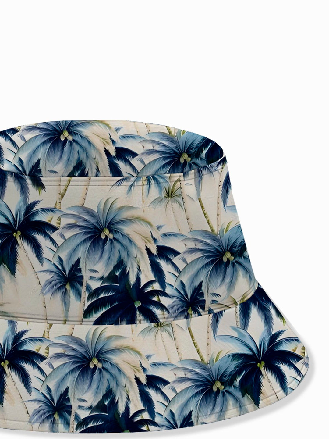 Sombrero de pescador con estampado de árbol de coco hawaiano para hombre de Alohadaddy Hats