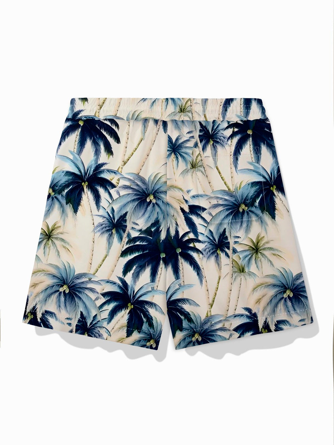 Pantalones cortos de playa casuales para hombre con estampado 3D de árbol de coco hawaiano de Alohadaddy