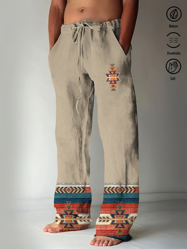 Alohadaddy Retro Geometric Azcott Print Men&