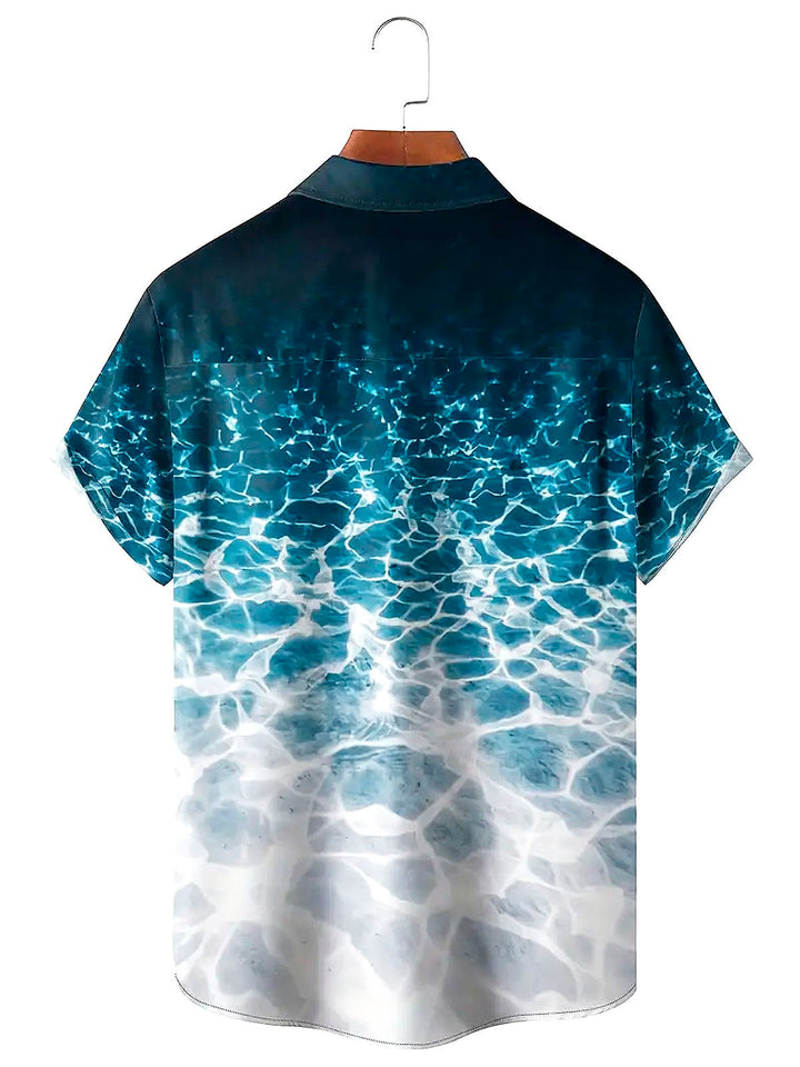 Alohadaddy Hawaiian Water Ripple Coconut Tree Men&
