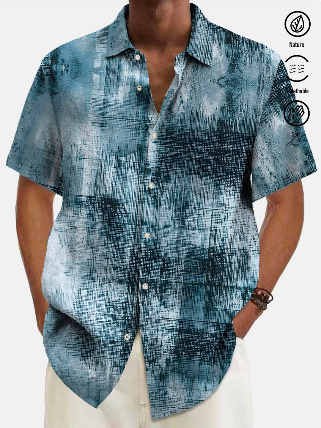 Alohadaddy Beach Vacation Light Blue Men&