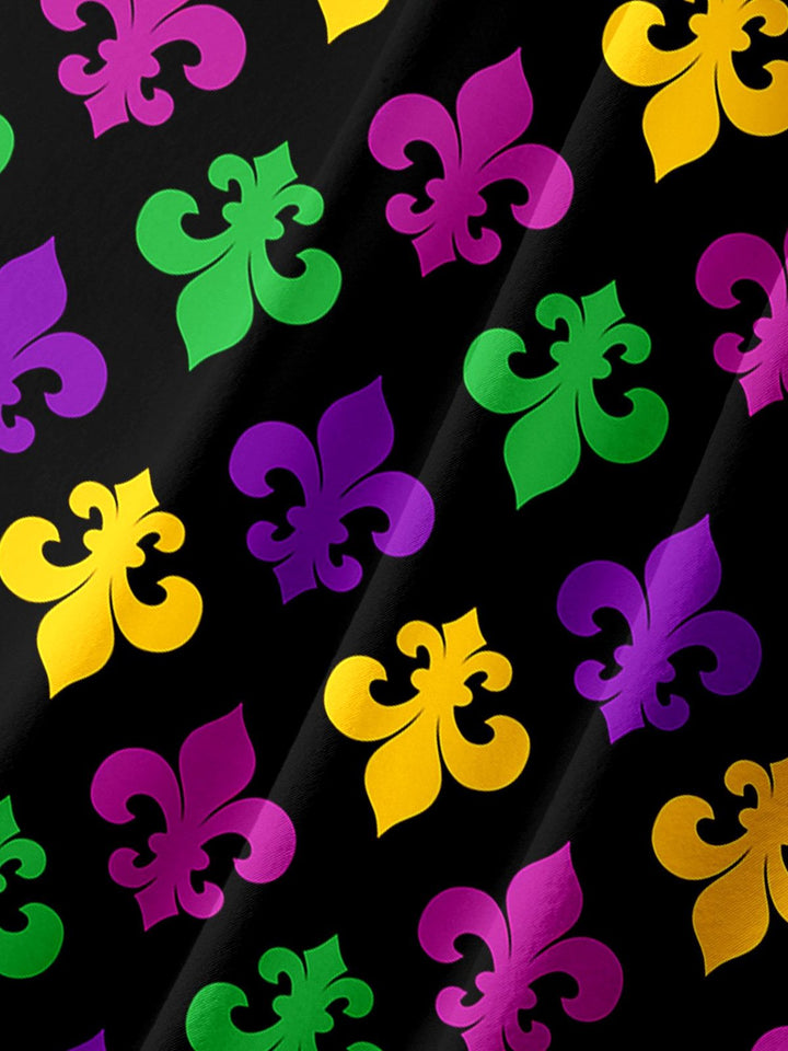 Alohadaddy Mardi Gras Lobster Print Men&