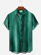 Alohadaddy Vintage Textured Gradient Stripes Men's Button Pocket Shirt