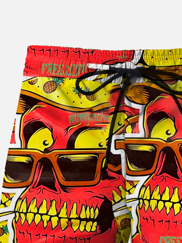 Alohadaddy Hawaiian Skull Selection 3D Printed Men&