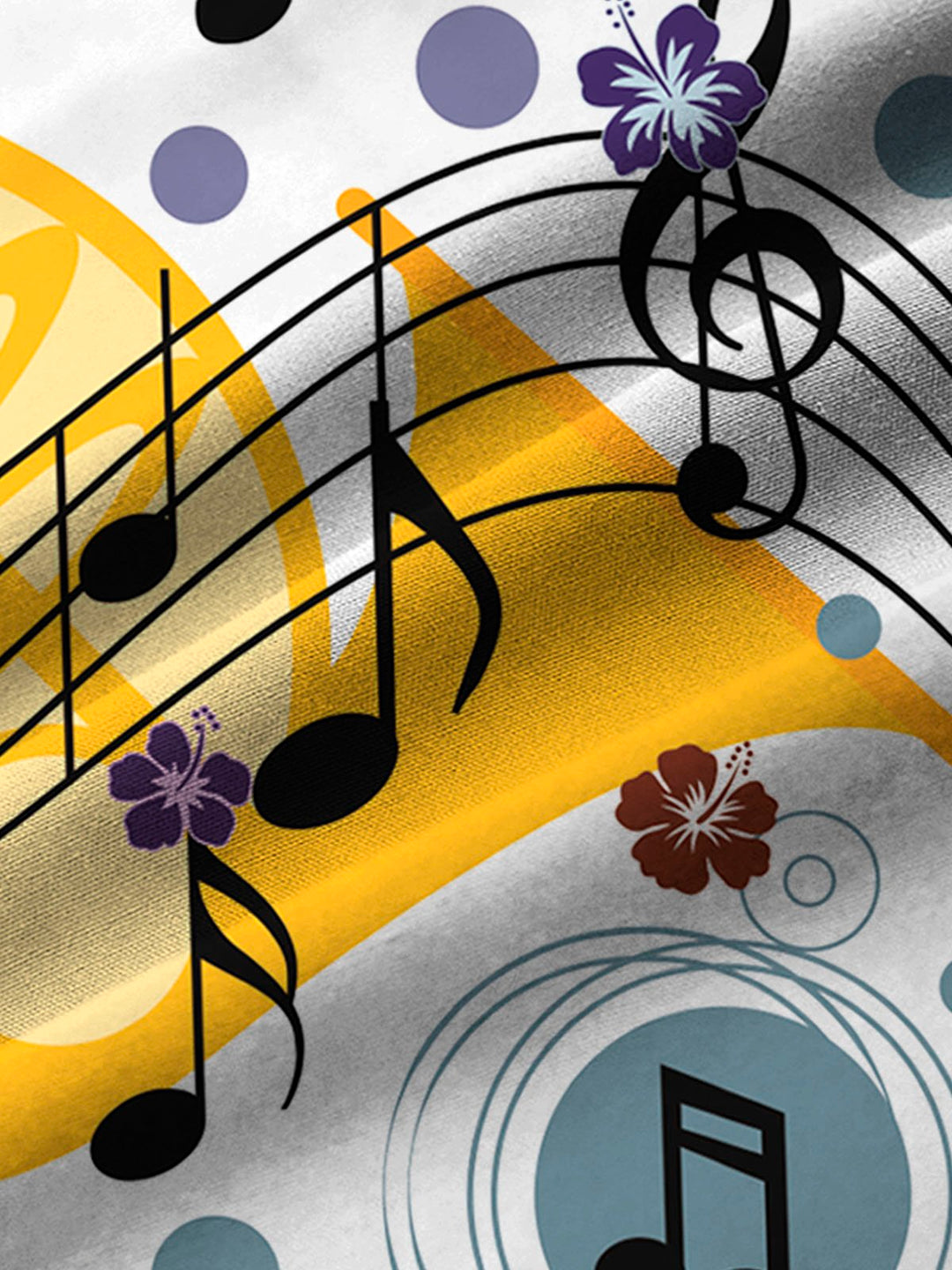 Alohadaddy Music Note Print Men&