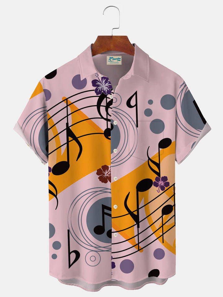 Alohadaddy Music Note Print Men&