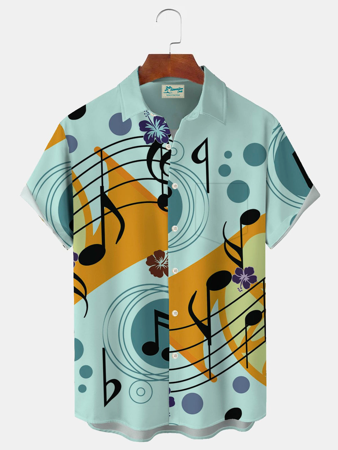 Alohadaddy Music Note Print Men&