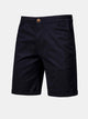 Cotton Casual Shorts Straight Cropped Pants Plus Size Solid Color Basics